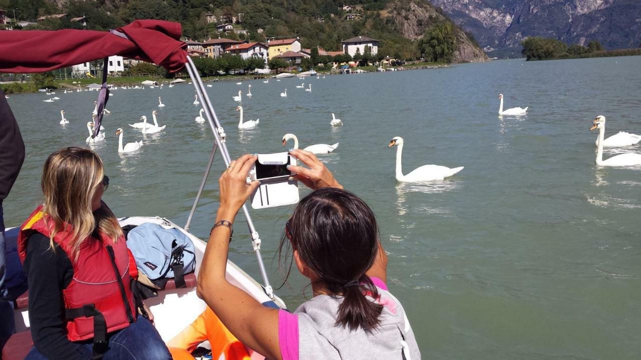 Villa Lago Foreground - Pet Friendly Stay- Garden-Parking-Lake View- Bike Friendly Holiday House Colico Exterior foto